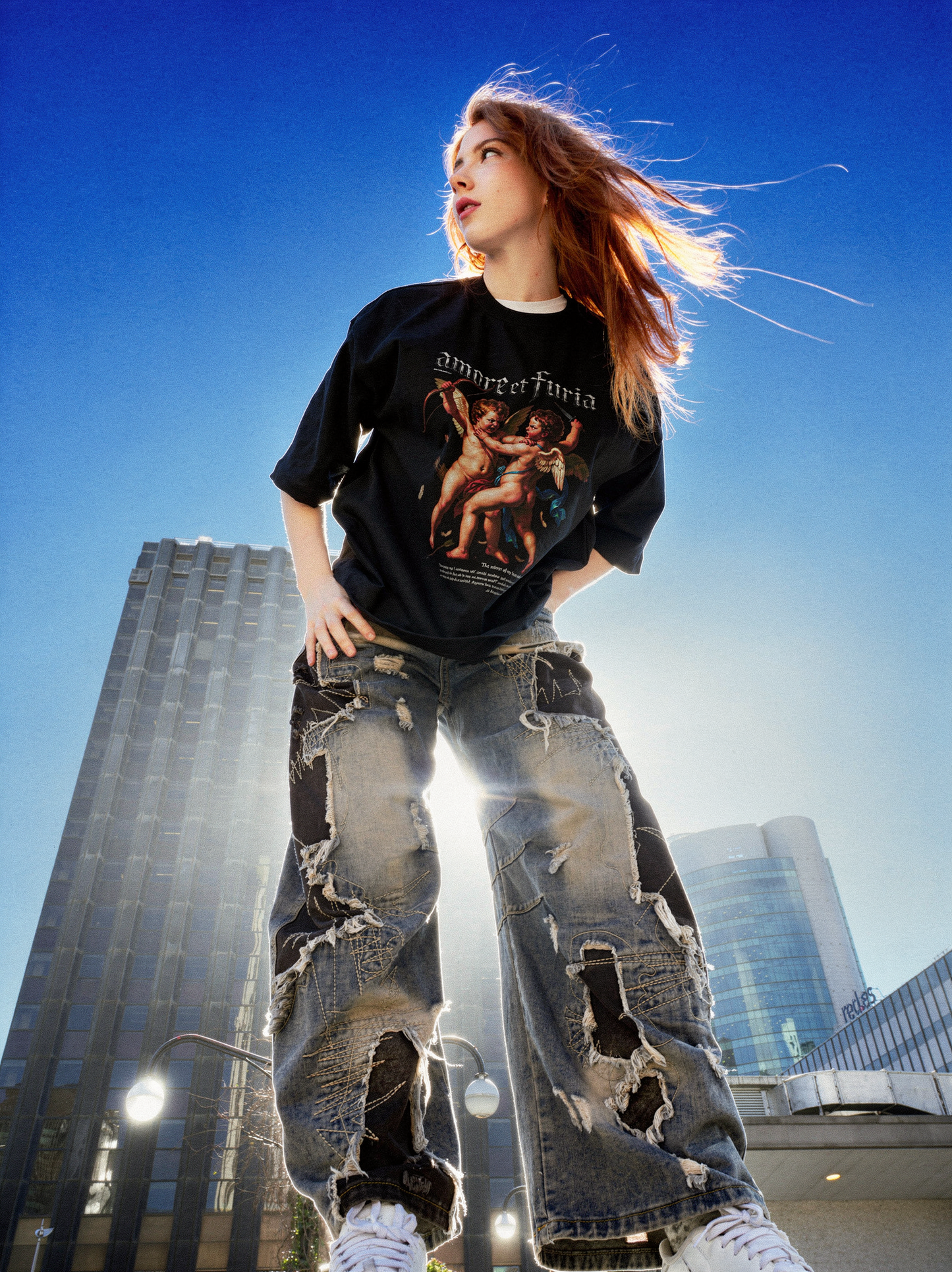 AMORE ET FURIA™- Cropped boxy tee
