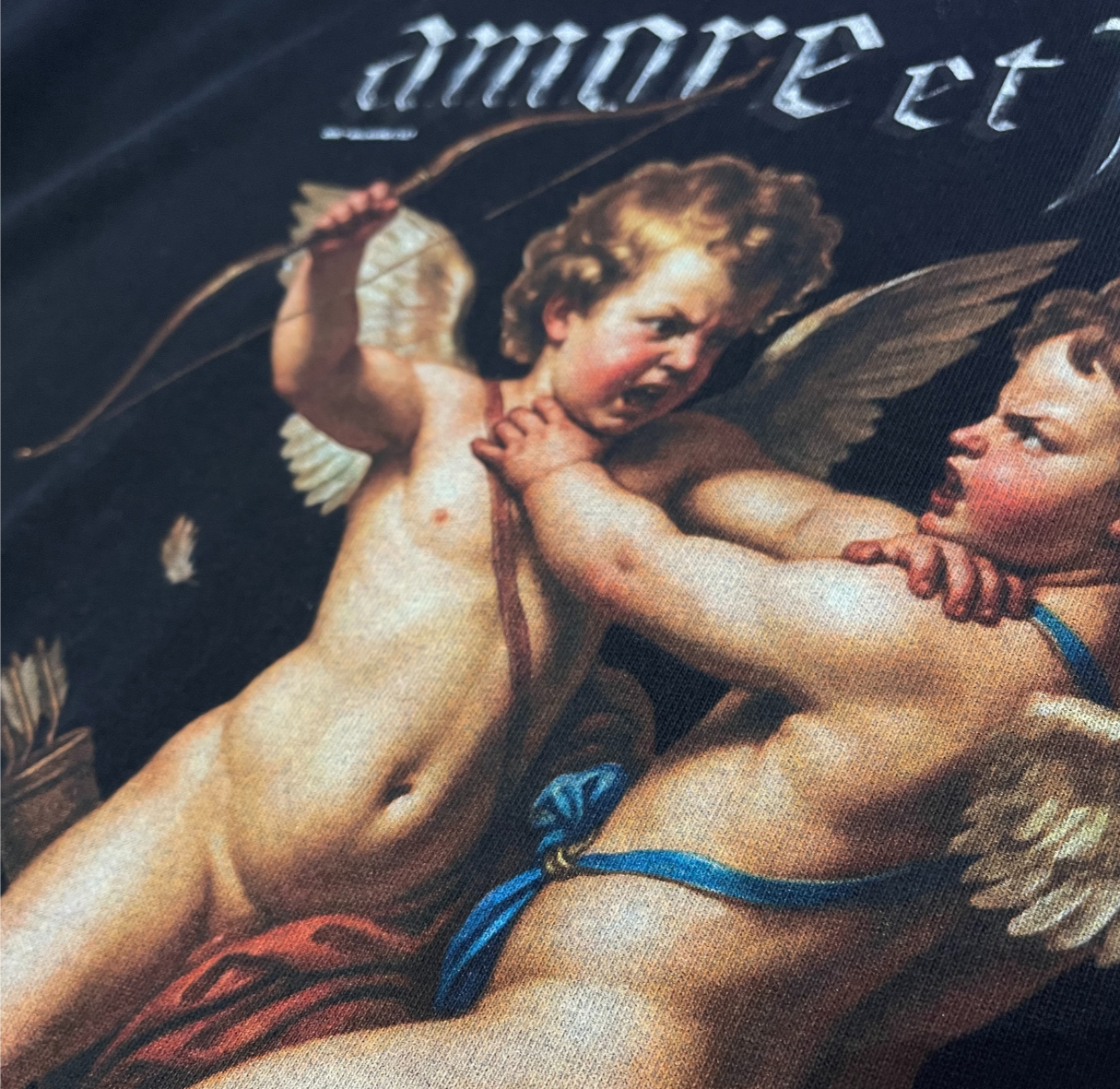 AMORE ET FURIA - Cropped boxy tee
