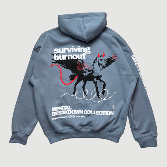BURN OUT HOODIE