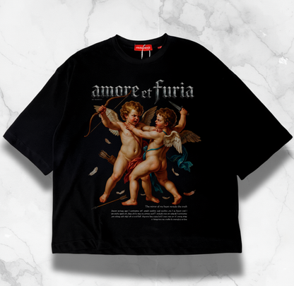 AMORE ET FURIA - Cropped boxy tee