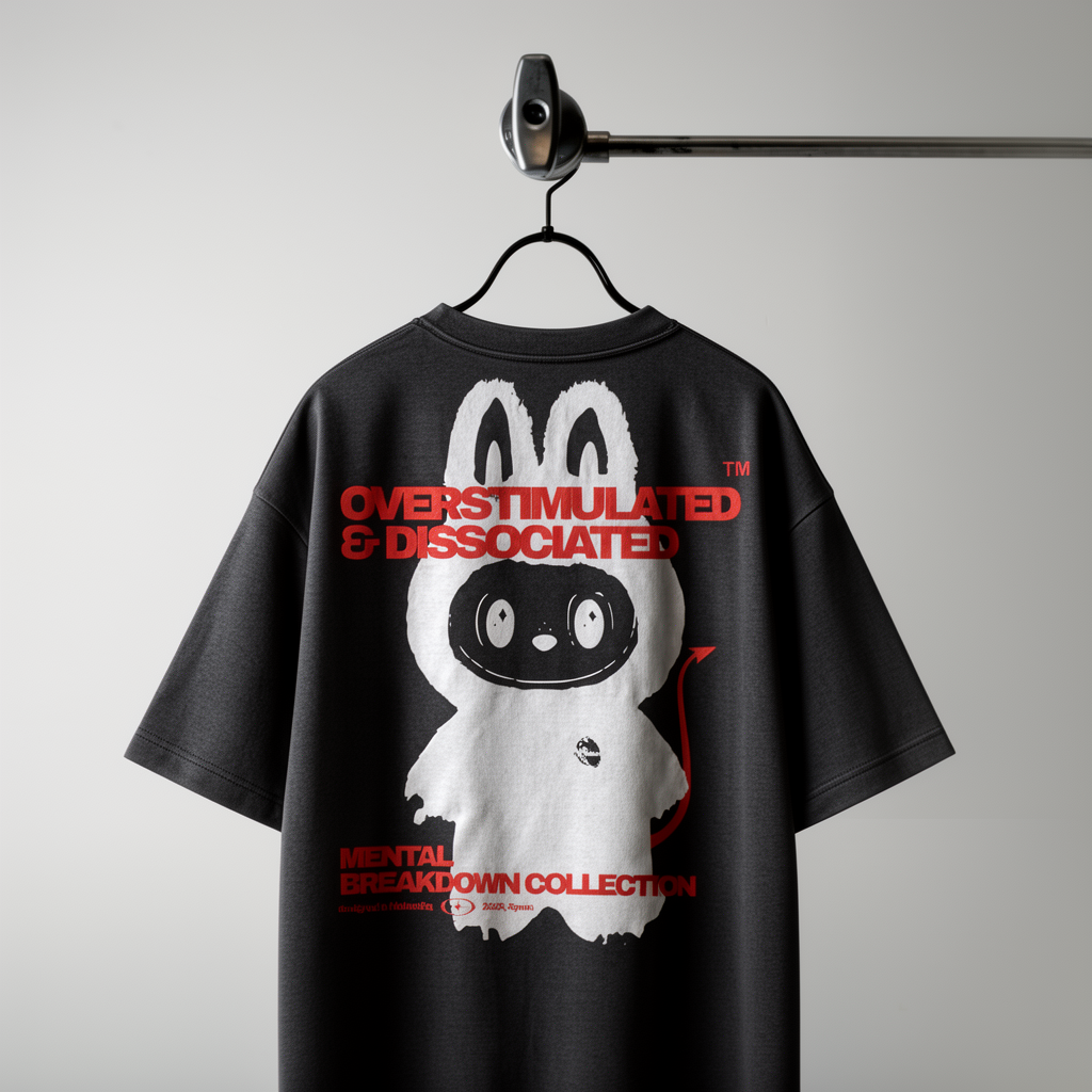 OVERSTIMULATED - Oversized tee