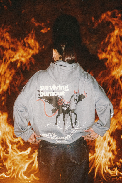 BURN OUT - Oversized hoodie